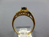 .82CT DIAMOND AAA SAPPHIRE 14KT YELLOW GOLD OVAL & ROUND FRIENDSHIP PROMISE RING