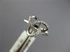 ESTATE .13CT DIAMOND 18KT WHITE GOLD 3D CLASSIC LOVE KNOT FLOWER STAR RING
