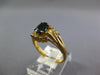 .82CT DIAMOND AAA SAPPHIRE 14KT YELLOW GOLD OVAL & ROUND FRIENDSHIP PROMISE RING