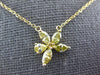 .97CT WHITE & FANCY YELLOW DIAMOND 18KT YELLOW GOLD FLOWER BY THE YARD NECKLACE