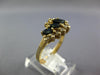 1.48CT DIAMOND & AAA SAPPHIRE 14KT YELLOW GOLD MARQUISE & ROUND ANNIVERSARY RING