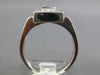 .45CT DIAMOND & AAA SAPPHIRE 18KT WHITE GOLD PRINCESS SQUARE FUN FRIENDSHIP RING