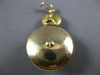 ANTIQUE LARGE 5CT AAA AMETHYST & PEARL 14KT YELLOW GOLD FLOWER PENDANT #26830