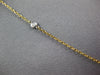 .97CT WHITE & FANCY YELLOW DIAMOND 18KT YELLOW GOLD FLOWER BY THE YARD NECKLACE