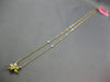 .97CT WHITE & FANCY YELLOW DIAMOND 18KT YELLOW GOLD FLOWER BY THE YARD NECKLACE