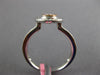 .74CT WHITE & PINK DIAMOND 18KT WHITE & ROSE GOLD 3D BEZEL HALO ENGAGEMENT RING