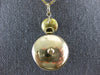 ANTIQUE LARGE 5CT AAA AMETHYST & PEARL 14KT YELLOW GOLD FLOWER PENDANT #26830