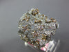 LARGE 2.68CT WHITE & PINK DIAMOND 18K WHITE & ROSE GOLD MULTI SHAPE WEB FUN RING