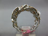 LARGE 2.68CT WHITE & PINK DIAMOND 18K WHITE & ROSE GOLD MULTI SHAPE WEB FUN RING