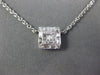 .54CT DIAMOND 18KT WHITE GOLD 3D ROUND & BAGUETTE INVISIBLE BY THE YARD NECKLACE