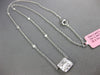 .54CT DIAMOND 18KT WHITE GOLD 3D ROUND & BAGUETTE INVISIBLE BY THE YARD NECKLACE