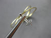 LARGE .60CT DIAMOND 14KT 2 TONE GOLD 3D MULTI CIRCULAR CLIP ON HANGING EARRINGS