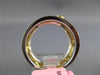 WIDE .81CT WHITE PINK & CANARY DIAMOND 18KT TRI COLOR GOLD 3D ANNIVERSARY RING