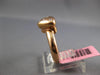 ESTATE .10CT DIAMOND 14KT ROSE GOLD CLASSIC TRIANGULAR ETOILE TRILLION FUN RING