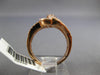 ESTATE WIDE .98CT DIAMOND 14KT ROSE GOLD CLASSIC MULTI ROW CRISS CROSS FUN RING