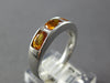 1.59CT DIAMOND & AAA CITRINE 18KT WHITE GOLD 3D OVAL & BAGUETTE ANNIVERSARY RING