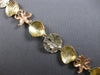 LONG 14K TRI COLOR GOLD 3D HANDCRAFTED AQUATIC SEASHELL STARFISH BRACELET #27778