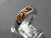 1.59CT DIAMOND & AAA CITRINE 18KT WHITE GOLD 3D OVAL & BAGUETTE ANNIVERSARY RING