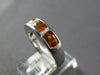 1.59CT DIAMOND & AAA CITRINE 18KT WHITE GOLD 3D OVAL & BAGUETTE ANNIVERSARY RING