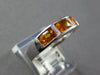 1.59CT DIAMOND & AAA CITRINE 18KT WHITE GOLD 3D OVAL & BAGUETTE ANNIVERSARY RING