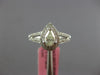 .56CT WHITE & CANARY DIAMOND 18KT WHITE GOLD 3D PEAR SHAPE HALO ENGAGEMENT RING