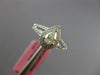 .56CT WHITE & CANARY DIAMOND 18KT WHITE GOLD 3D PEAR SHAPE HALO ENGAGEMENT RING