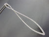 ESTATE EXTRA LARGE 1.74CT DIAMOND 18K WHITE GOLD LEAF TEAR DROP HANGING EARRINGS