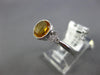 1.13CT DIAMOND & AAA CITRINE 14K WHITE GOLD ROUND BEZEL MILGRAIN FRIENDSHIP RING