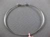 .43CT DIAMOND 18KT WHITE GOLD ROUND & BAGUETTE SQUARE FLEXIBLE BANGLE BRACELET