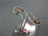 2.39CT WHITE & PINK DIAMOND 18KT WHITE & ROSE GOLD PEAR SHAPE & ROUND LOVE RING