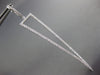 EXTRA LARGE 1.02CT DIAMOND 18KT WHITE GOLD ELONGATED TRIANGULAR HANGING EARRINGS