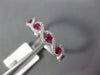 .66CT DIAMOND & AAA RUBY 18KT WHITE GOLD ROUND INFINITY CLASSIC ANNIVERSARY RING