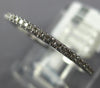.10CT DIAMOND 18KT WHITE GOLD ROUND 1mm CLASSIC SEMI ETERNITY ANNIVERSARY RING