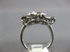 LARGE .87CT DIAMOND & AAA MULTI COLOR SAPPHIRE 14K WHITE GOLD BIRD NEST FUN RING