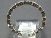 ESTATE .41CT DIAMOND & AAA SAPPHIRE 18K WHITE GOLD FILIGREE 2MM ANNIVERSARY RING