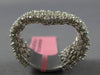 LARGE 2.53CT DIAMOND 18KT WHITE GOLD 3D MULTI ROW 3/4 ETERNITY ANNIVERSARY RING