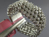 LARGE 2.53CT DIAMOND 18KT WHITE GOLD 3D MULTI ROW 3/4 ETERNITY ANNIVERSARY RING