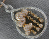 ESTATE 1.33CT DIAMOND 18KT WHITE & ROSE GOLD CLOUD CHANDELIER INFINITY PENDANT