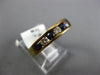 .99CT DIAMOND & AAA SAPPHIRE 14KT YELLOW GOLD 3D ROUND CHANNEL ANNIVERSARY RING