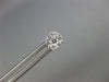 ESTATE SMALL .38CT DIAMOND 18KT WHITE GOLD ROUND CLUSTER CLASSIC STUD EARRINGS