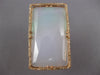 EXTRA LARGE .82CT DIAMOND & AAA WHITE QUARTZ 18KT ROSE GOLD RECTANGULAR FUN RING