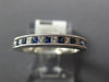 .52CT DIAMOND & AAA SAPPHIRE 18KT WHITE GOLD PRINCESS CHANNEL ANNIVERSARY RING