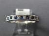 .52CT DIAMOND & AAA SAPPHIRE 18KT WHITE GOLD PRINCESS CHANNEL ANNIVERSARY RING