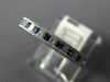 .52CT DIAMOND & AAA SAPPHIRE 18KT WHITE GOLD PRINCESS CHANNEL ANNIVERSARY RING