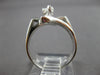 WIDE .52CT DIAMOND 14K WHITE GOLD CRISS CROSS ENGAGEMENT WEDDING RING SET #27795