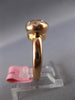 ESTATE .14CT DIAMOND 14KT ROSE GOLD 3D CLASSIC ETOILE ROUND FLOWER FUN RING