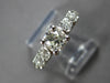 ESTATE 1.07CT OLD MINE DIAMOND PLATINUM CLASSIC 5 STONE ENGAGEMENT RING #27797