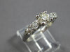 ESTATE 1.07CT OLD MINE DIAMOND PLATINUM CLASSIC 5 STONE ENGAGEMENT RING #27797