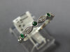 .25CT DIAMOND & AAA EMERALD 18KT WHITE GOLD ROUND & MARQUISE SHAPE FILIGREE RING