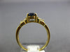 1.22CT DIAMOND & AAA SAPPHIRE 18K YELLOW GOLD 3D OVAL & BAGUETTE ENGAGEMENT RING